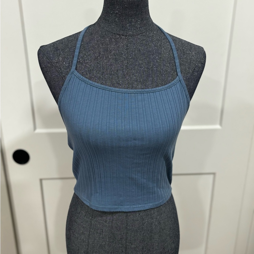 Better Be Baby Blue Halter top
